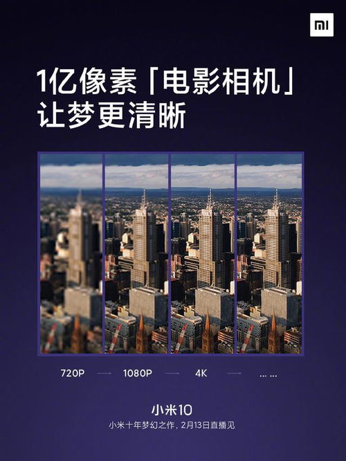 小米10攝像頭參數(shù)官宣 一億像素主攝、120幀慢動作與HEIF加持，專業(yè)級影像體驗觸手可及